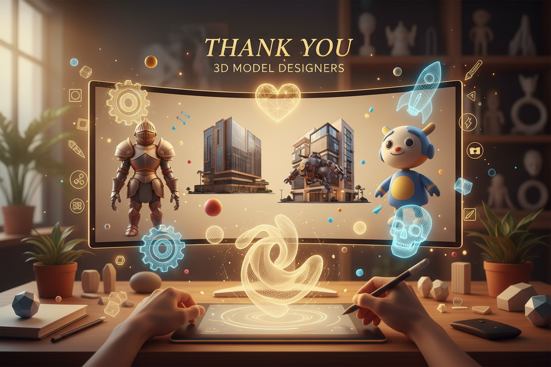 Figurine 3D Uimitoare la Firg3D: Artă Digitală Prinde Viață, cu Respect pentru Creatori