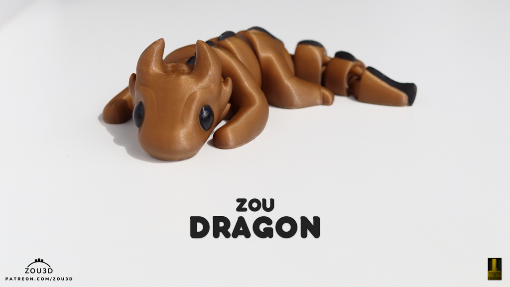 Zou Dragon - Figurina 3D Articulata