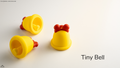 Tiny Bell Keychain - Breloc 3D Clopotel Craciun