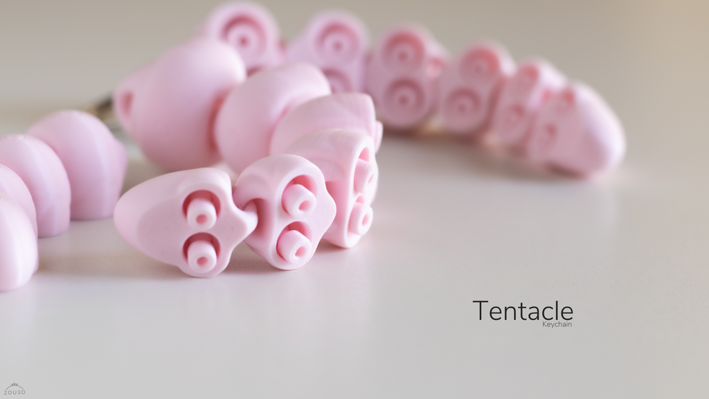 Tentacle Keychain - Breloc 3D Tentacul Caracatita