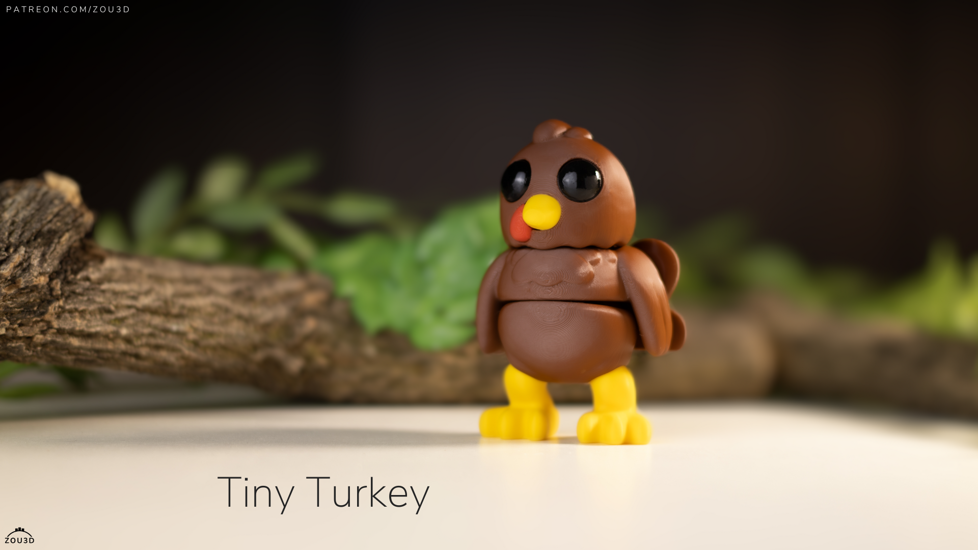Tiny Turkey - Figurina 3D
