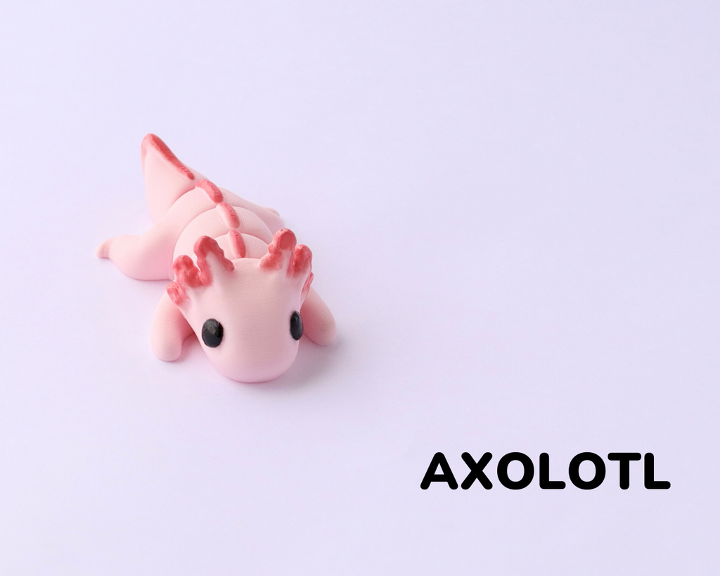 Baby Axolotl – Figurină 3D