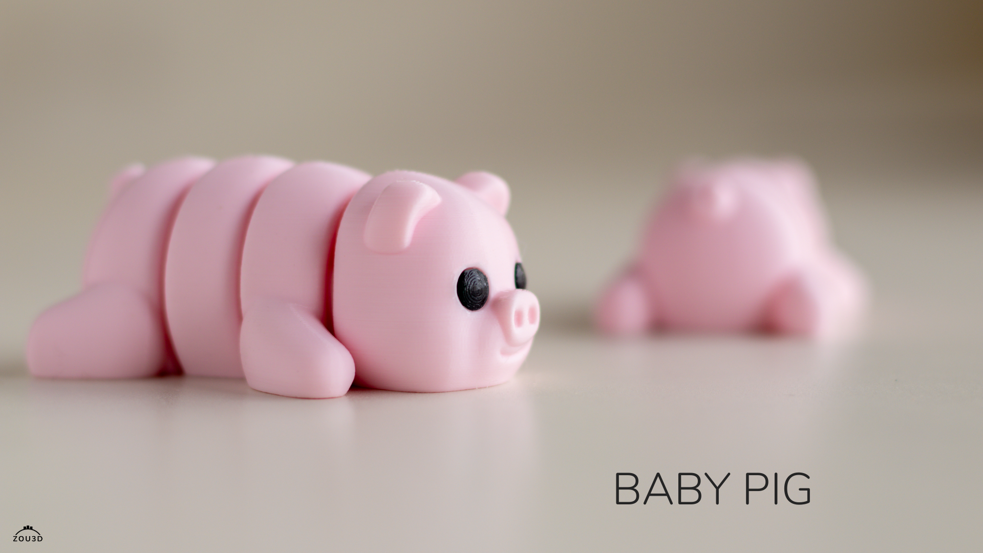 Baby Pig - Figurina 3D