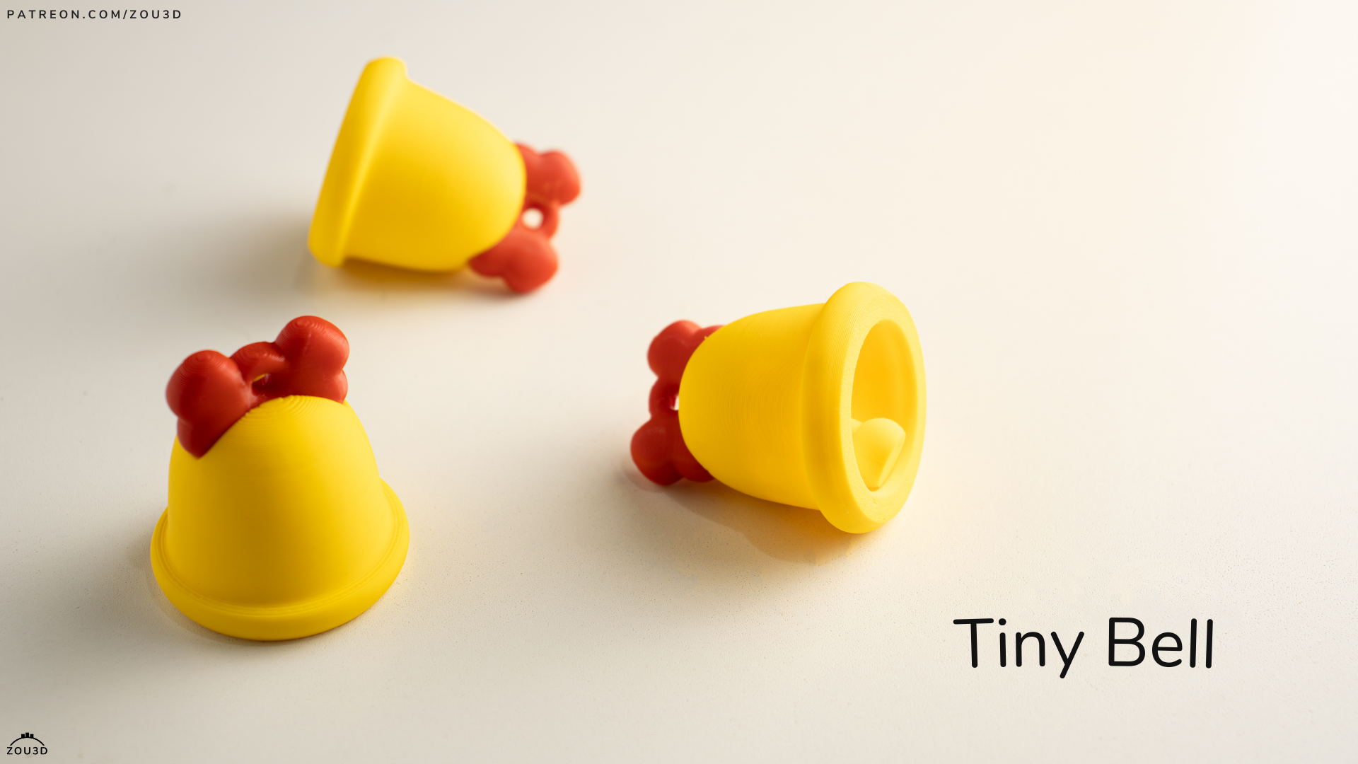 Tiny Bell Keychain - Breloc 3D Clopotel Craciun