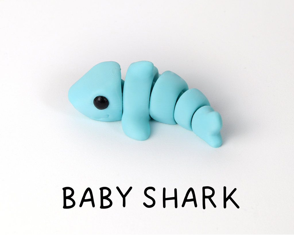 Baby Shark – Figurină Articulată Imprimată 3D