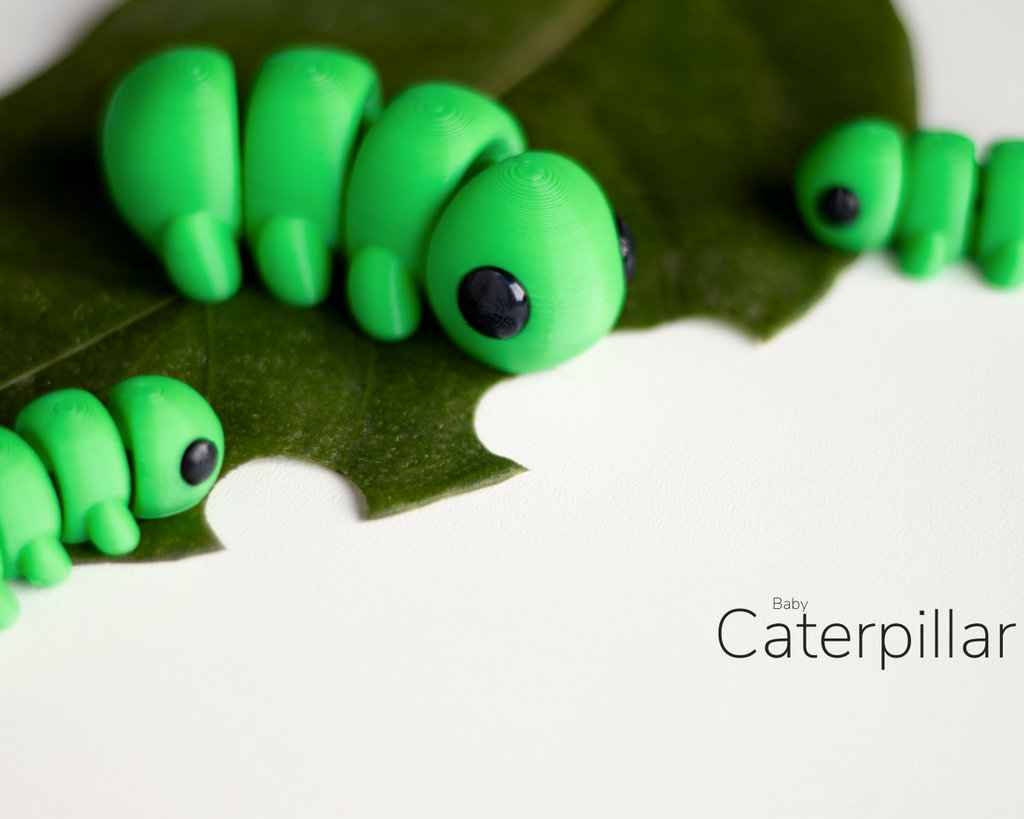 Baby Caterpillar - Figurina 3D