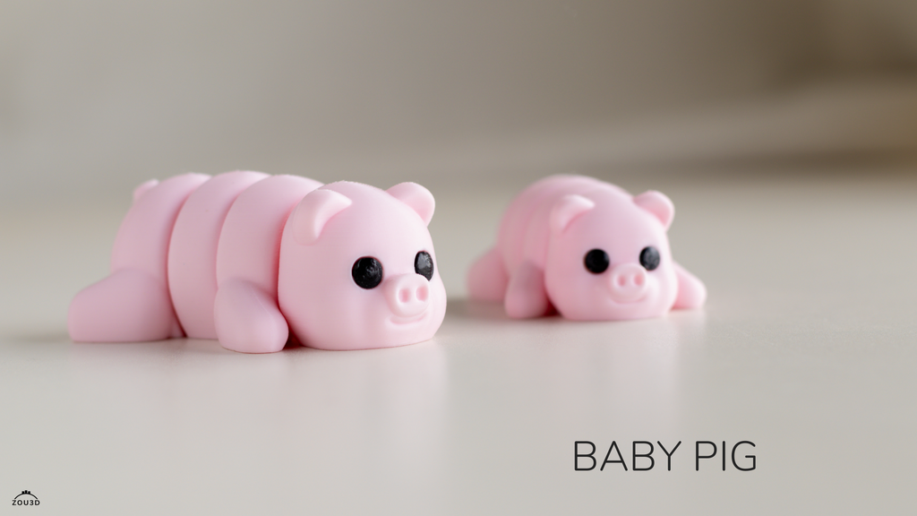 Baby Pig - Figurina 3D
