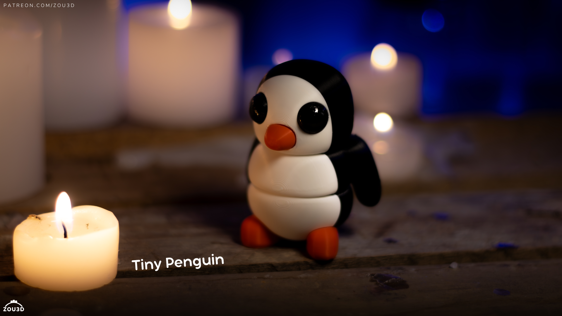 Baby Pinguin - Figurina 3D