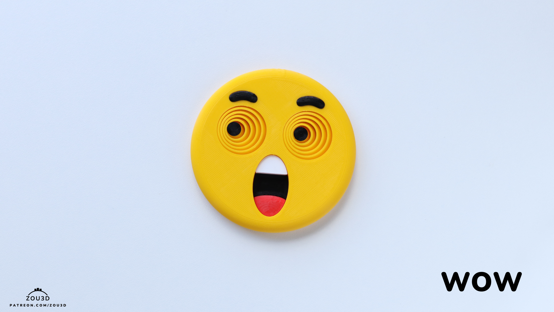 WOW Emoji Keychain - Breloc 3D Emoji Uimire