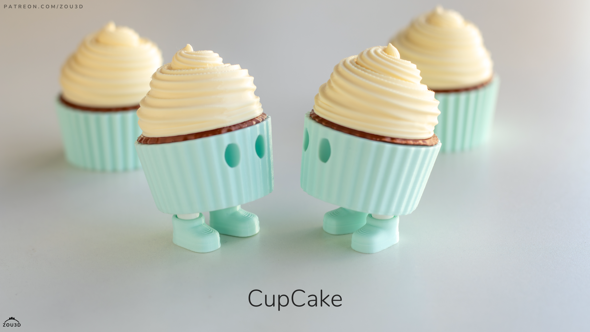CupCake Keychain - Breloc 3D Prajitura Kawaii