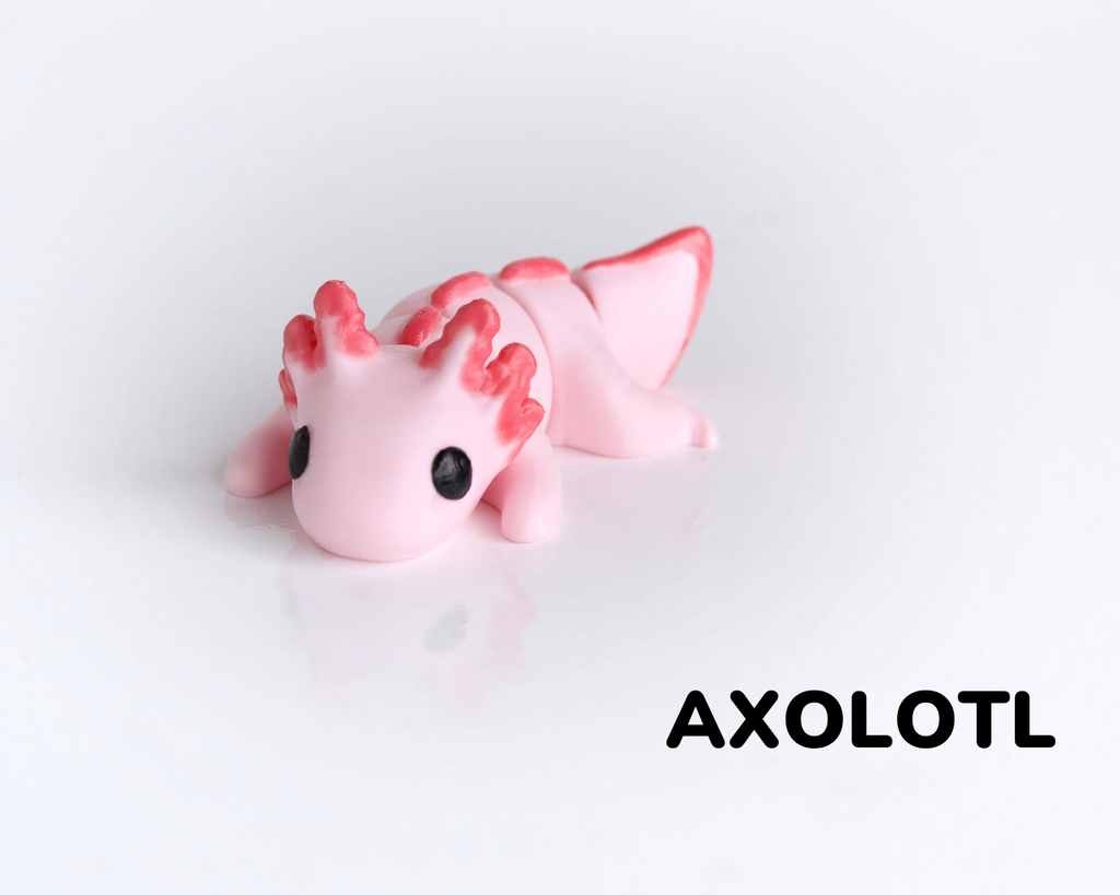 Baby Axolotl – Figurină 3D