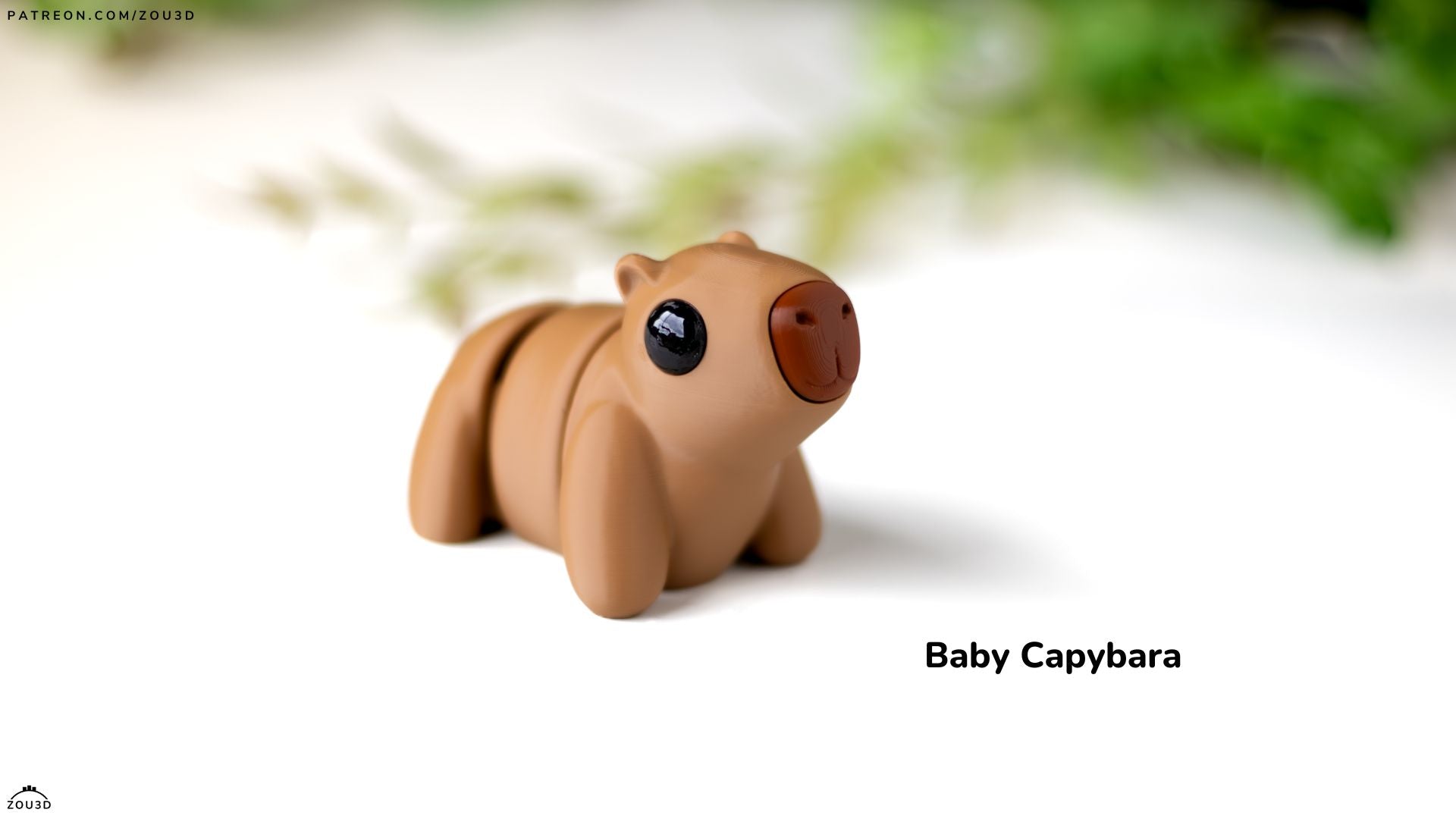 Baby Capybara - Figurina 3D