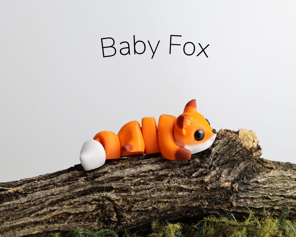 Baby Fox - Figurina 3D