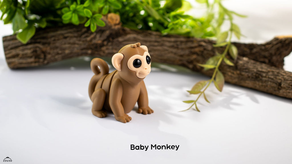 Baby Monkey - Figurina 3D