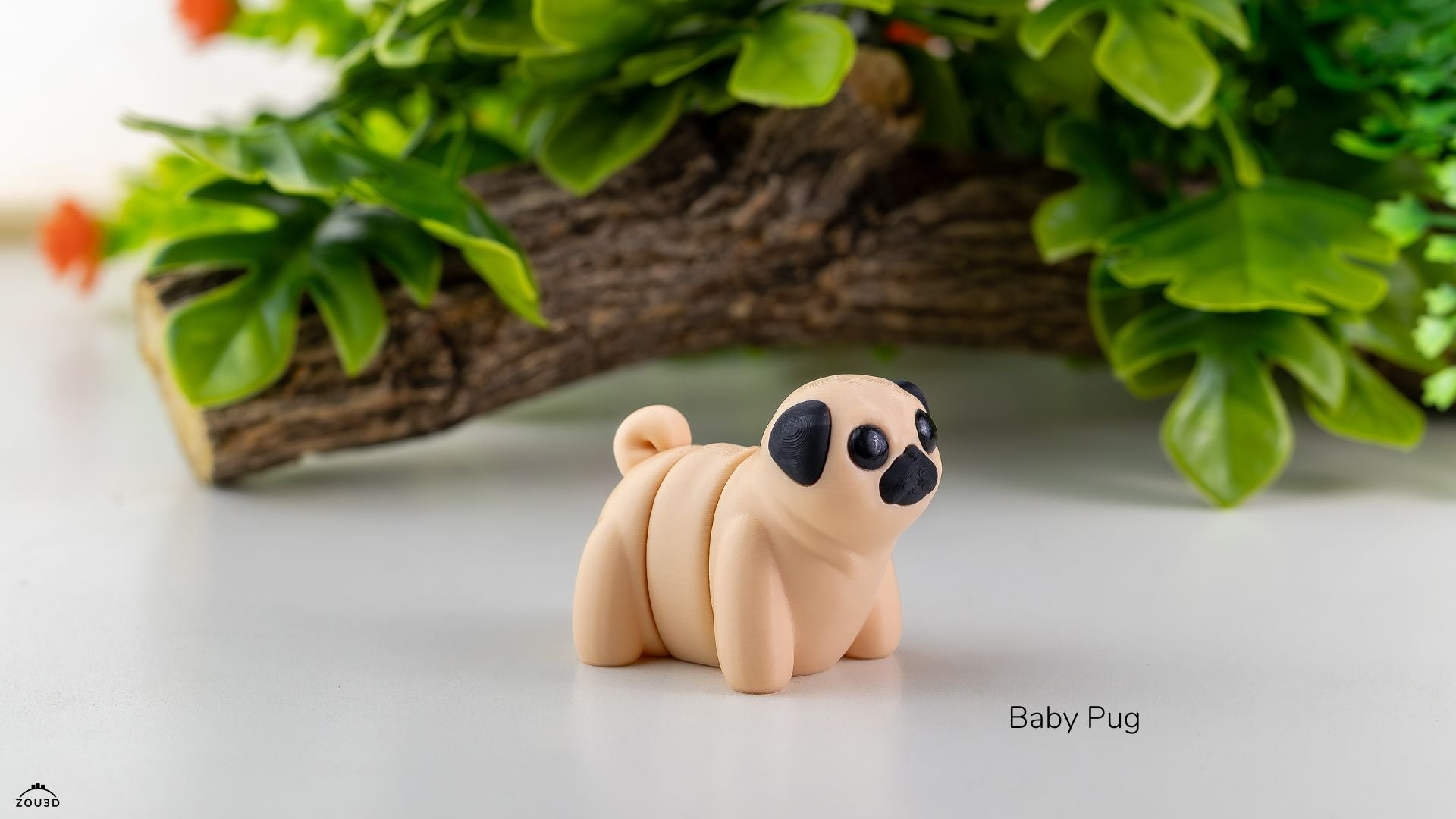 Baby Pug - Figurina 3D