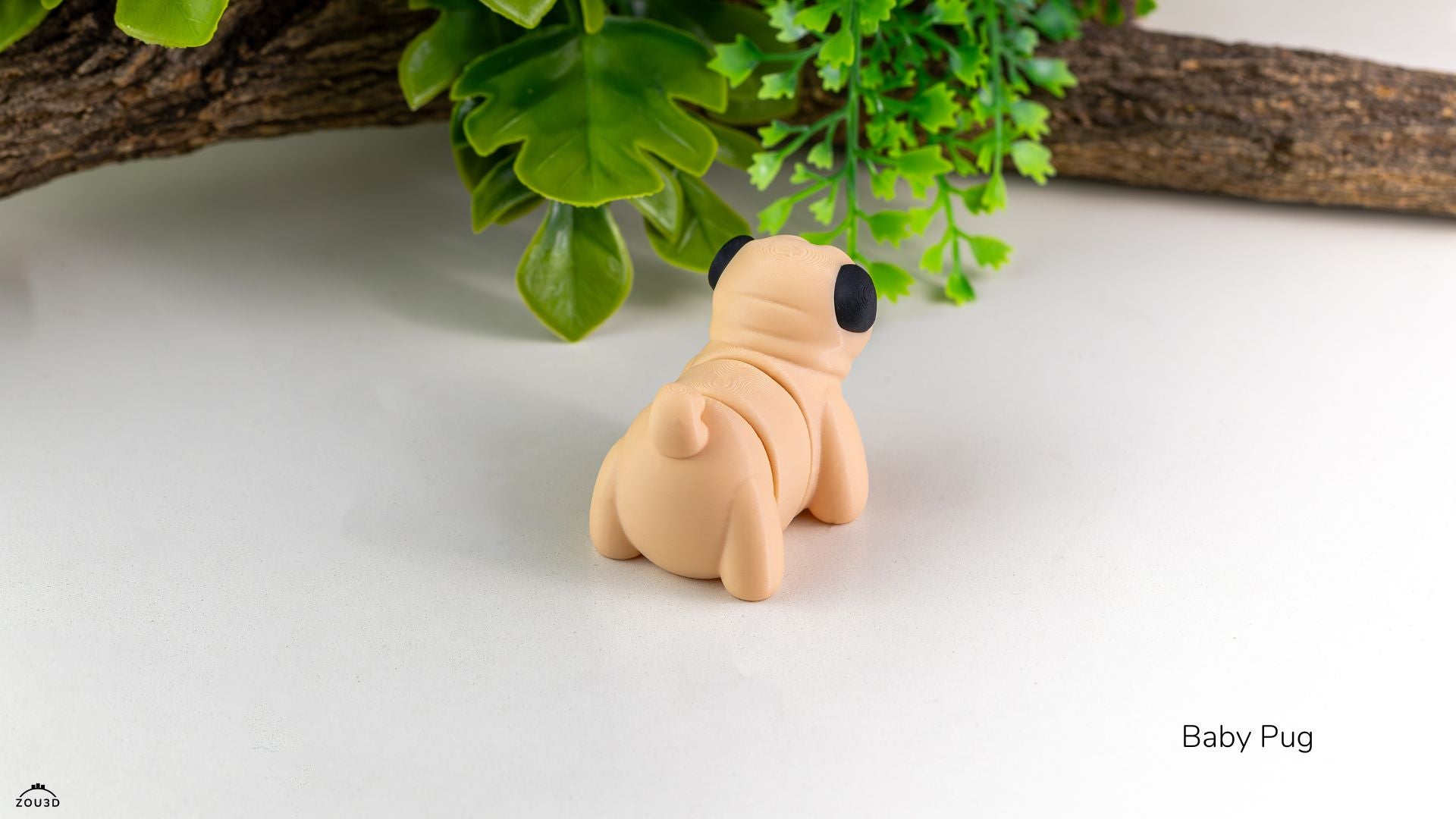 Baby Pug - Figurina 3D