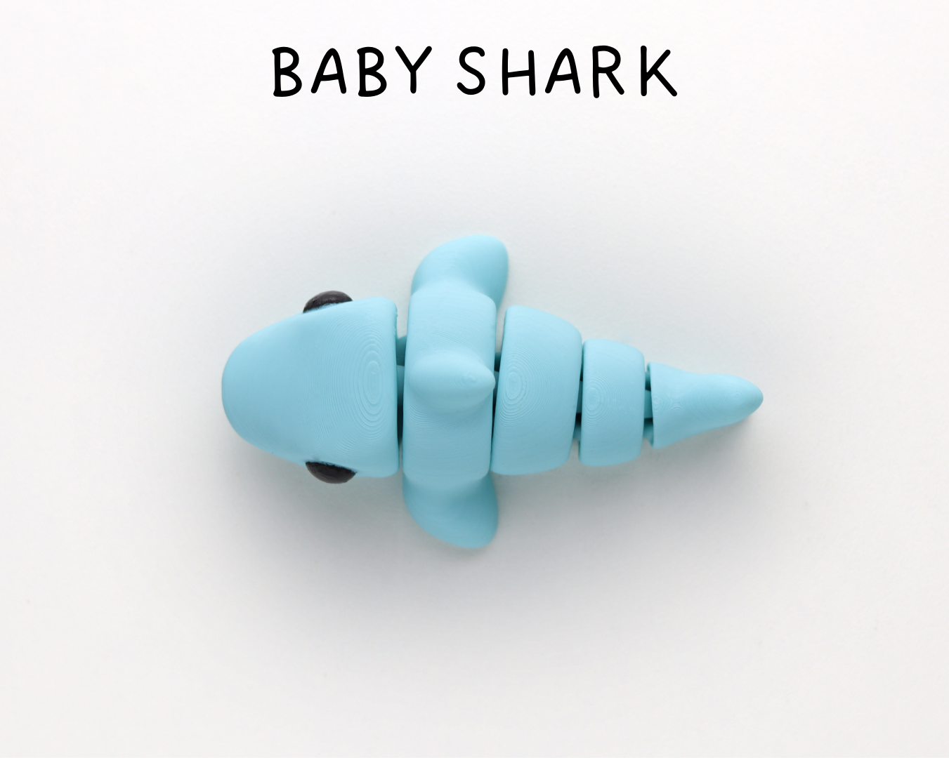 Baby Shark – Figurină Articulată Imprimată 3D