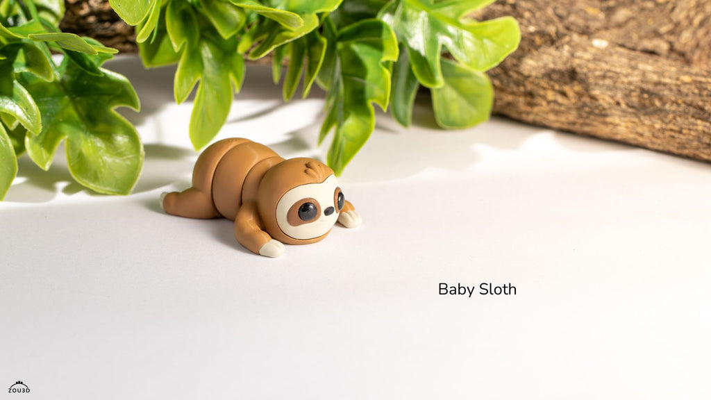 Baby Sloth - Figurina 3D