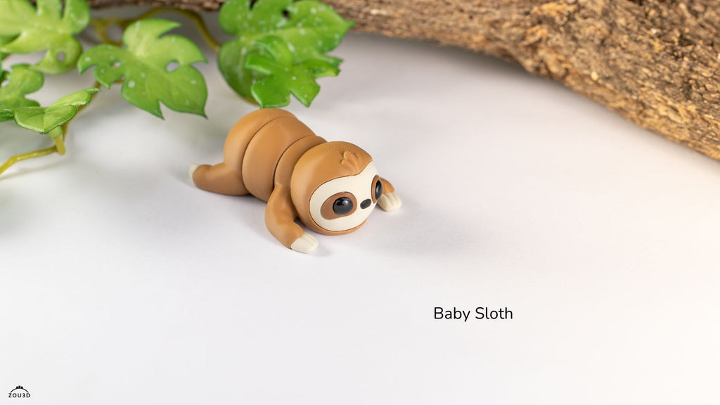 Baby Sloth - Figurina 3D