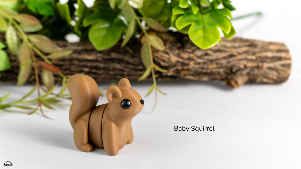 Baby Squirrel - Figurina 3D