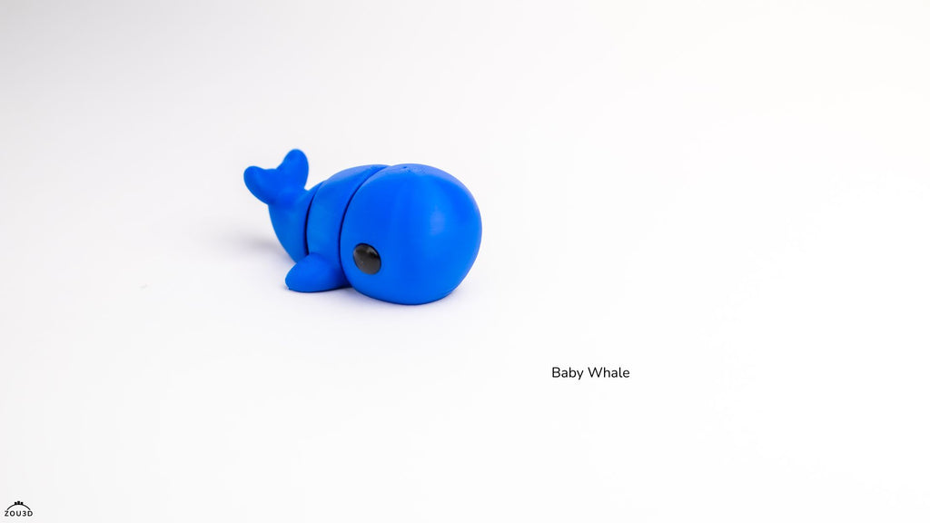 Baby Whale - Figurina 3D