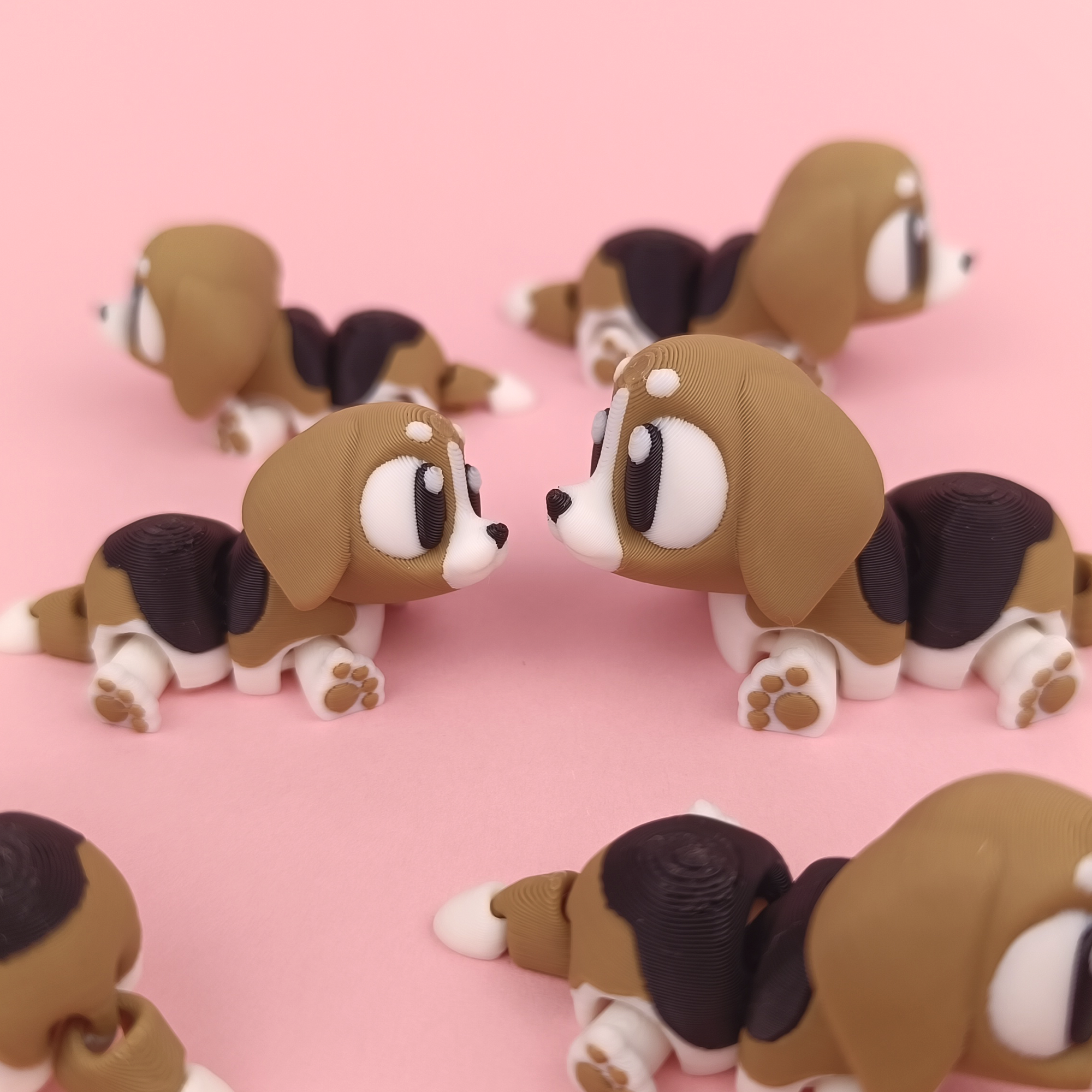 Beagle Puppy - Figurina 3D Catelus Kawaii