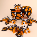 Butterfly Dragon Egg - Set 3D Dragon Fluture cu Ou