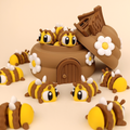 Flexi Bee Hive - Stup 3D cu Albinute Kawaii