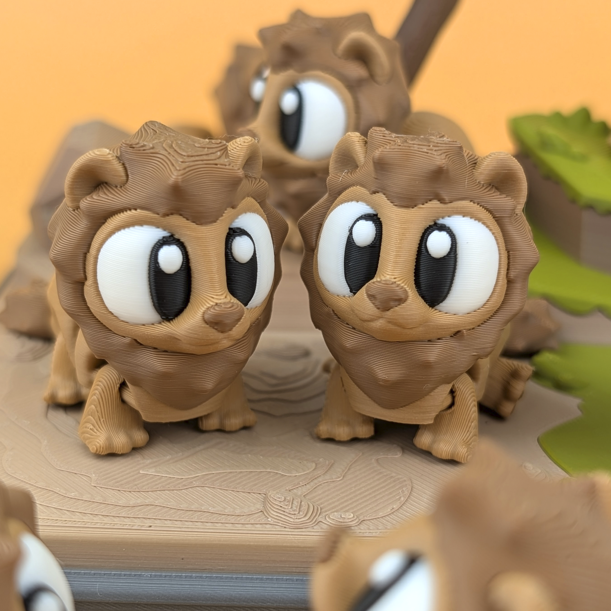 Flexi Lion Cub - Figurina 3D Pui de Leu Kawaii cu Coamă