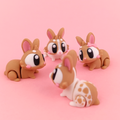 Flexi Bunny - Figurina 3D Iepuras Kawaii