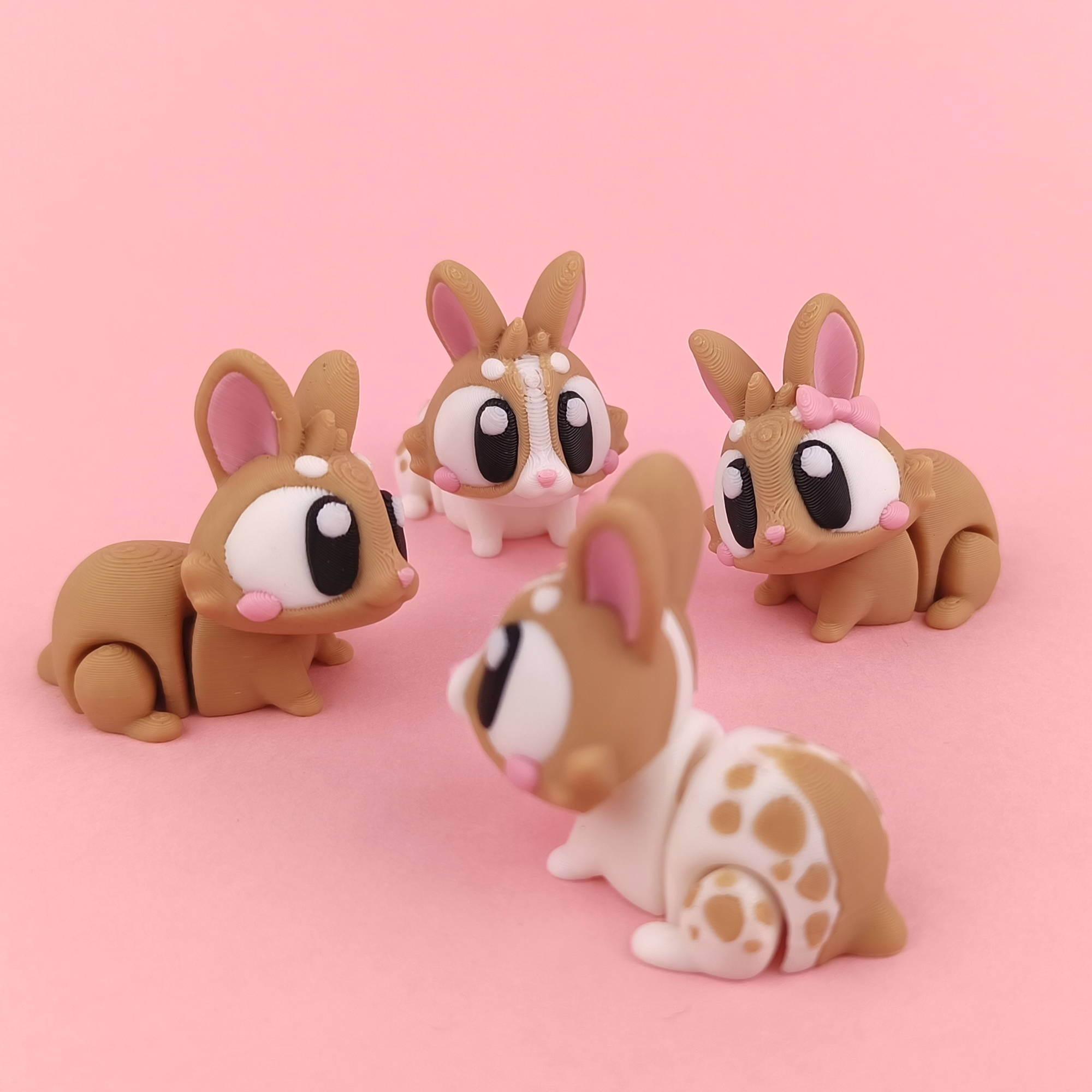 Flexi Bunny - Figurina 3D Iepuras Kawaii