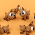 Flexi Goat - Figurina 3D Ied Kawaii Articulat