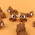 Mini Bear - Figurina 3D Ursulet Articulat