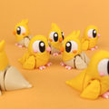 Pet Bird - Figurina 3D Pui Pasare Kawaii