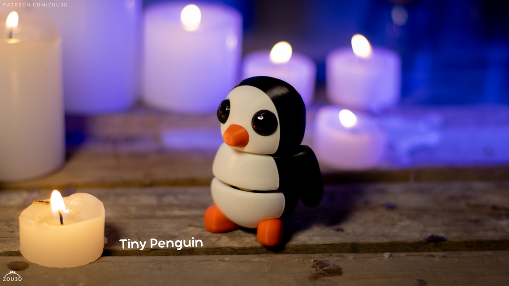 Baby Pinguin - Figurina 3D