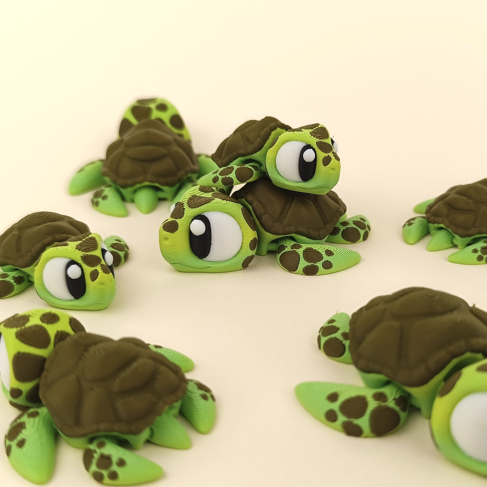 Sea Turtle - Figurina 3D Broasca Testoasa de Mare Kawaii