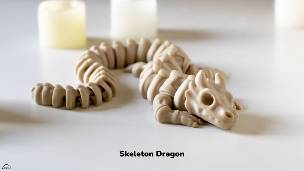 Skeleton Dragon - Figurina 3D Dragon Articulat