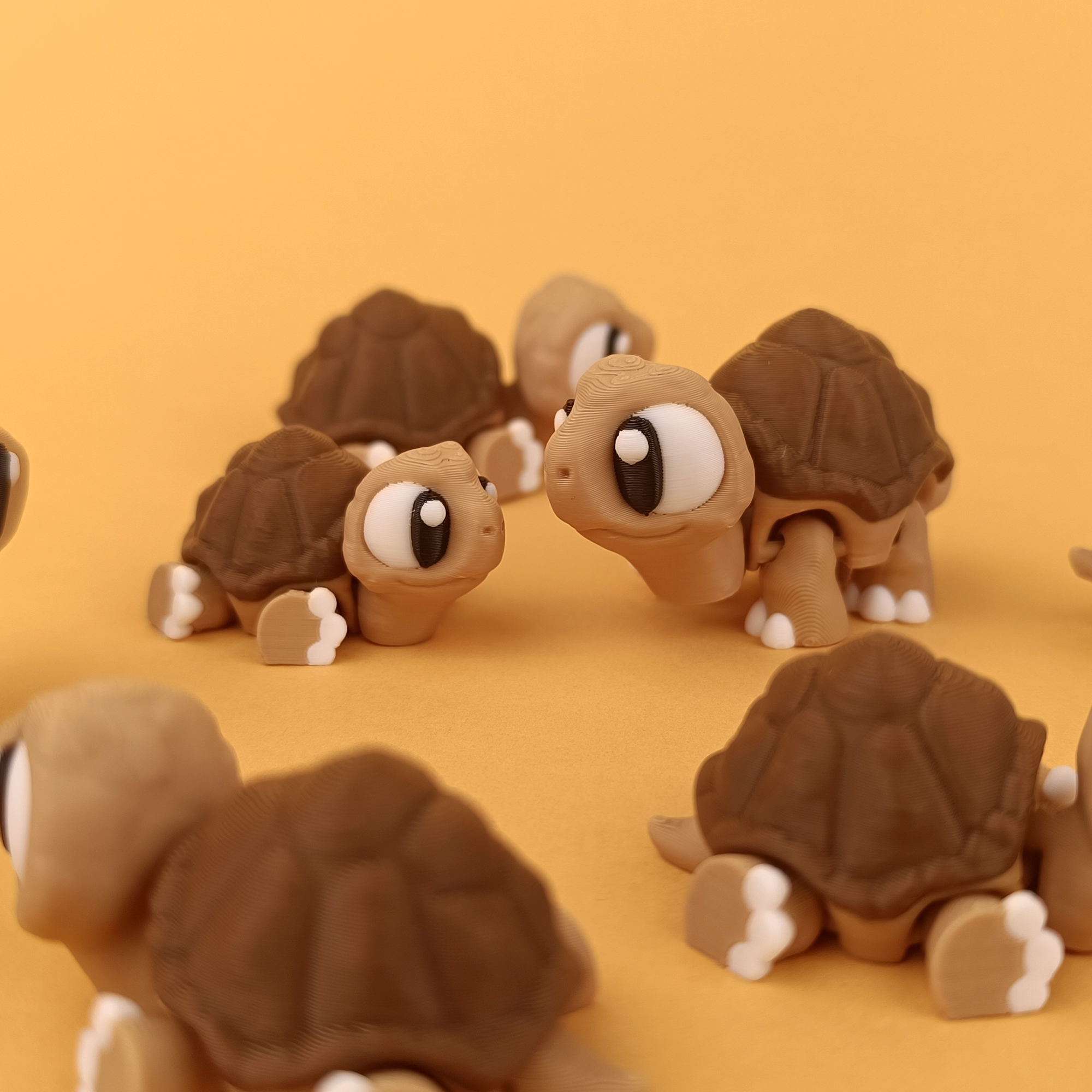 Tortoise - Figurina 3D Broasca Testoasa de Uscat Kawaii