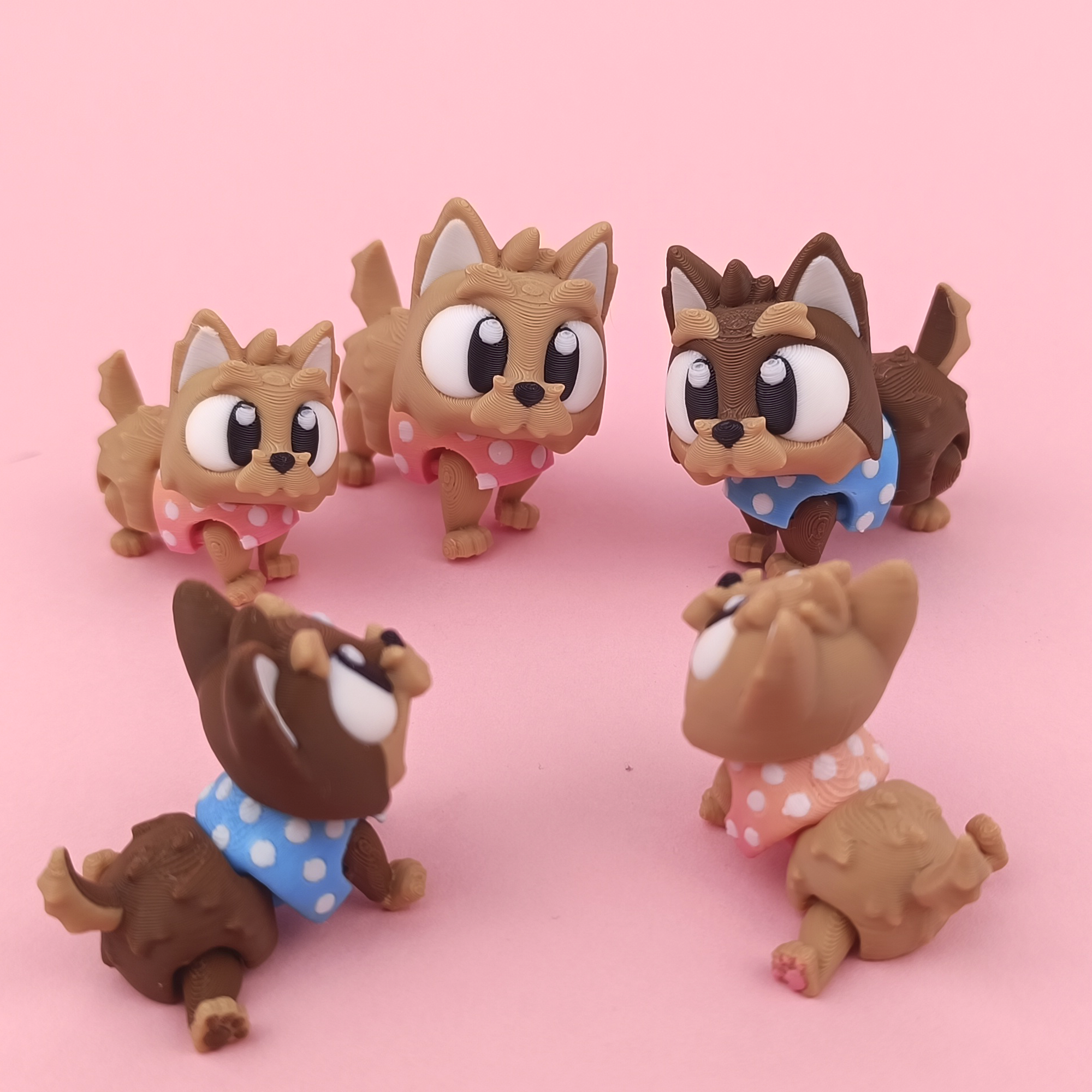 Yorkshire - Figurina 3D Yorkshire Terrier Kawaii