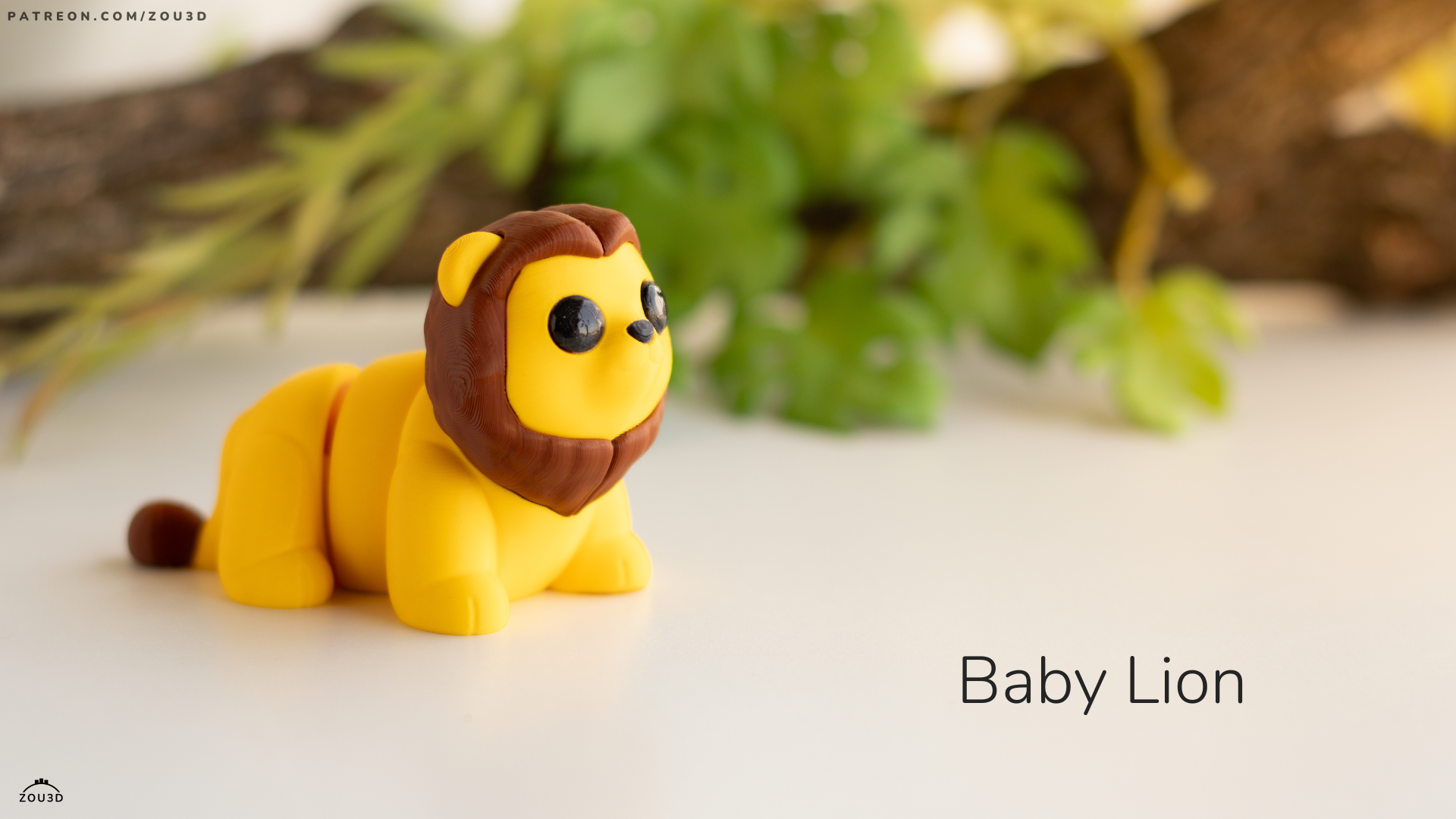 Baby Lion - Figurina 3D